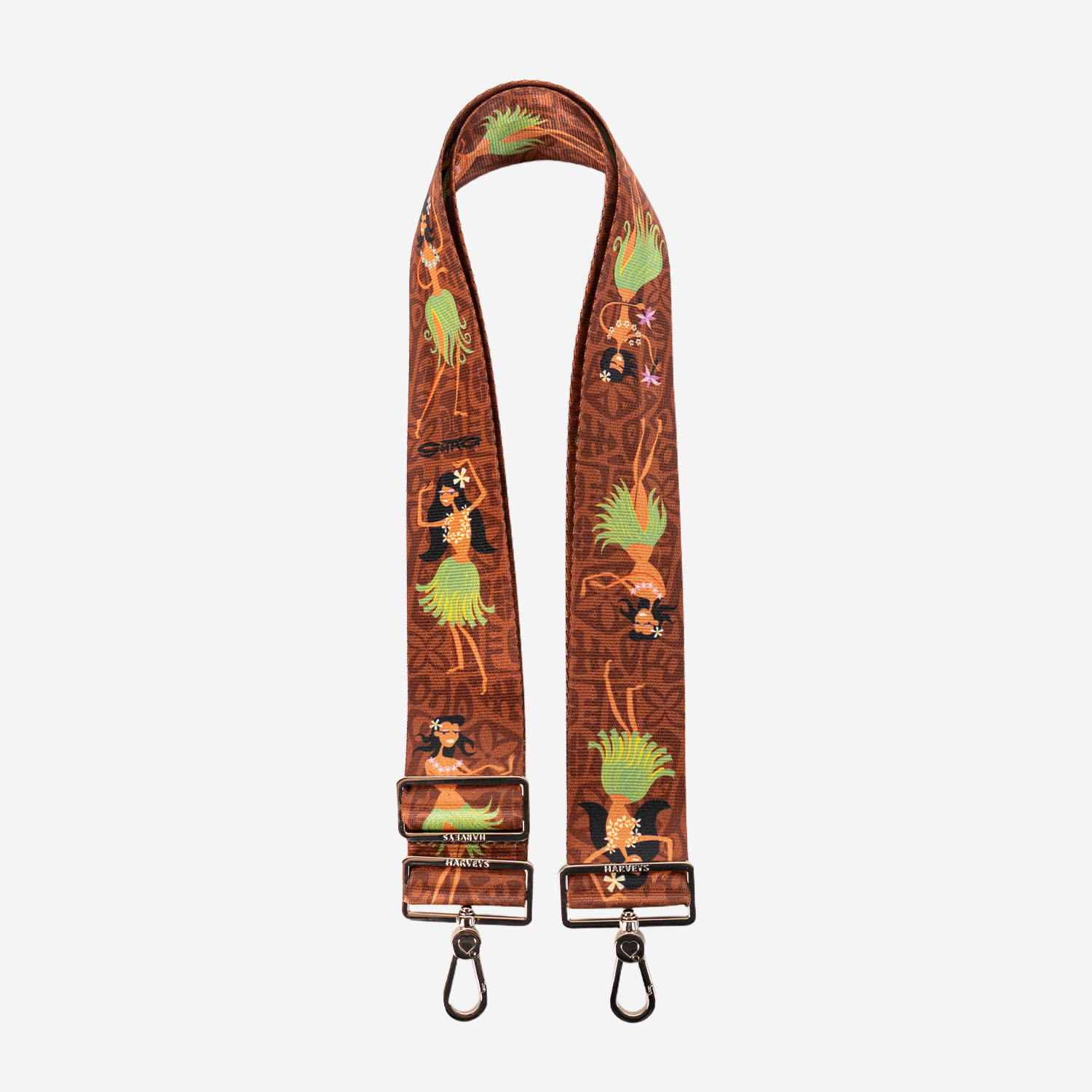 The front view of a Shag Hula Girl 5 Panel Click N Carry