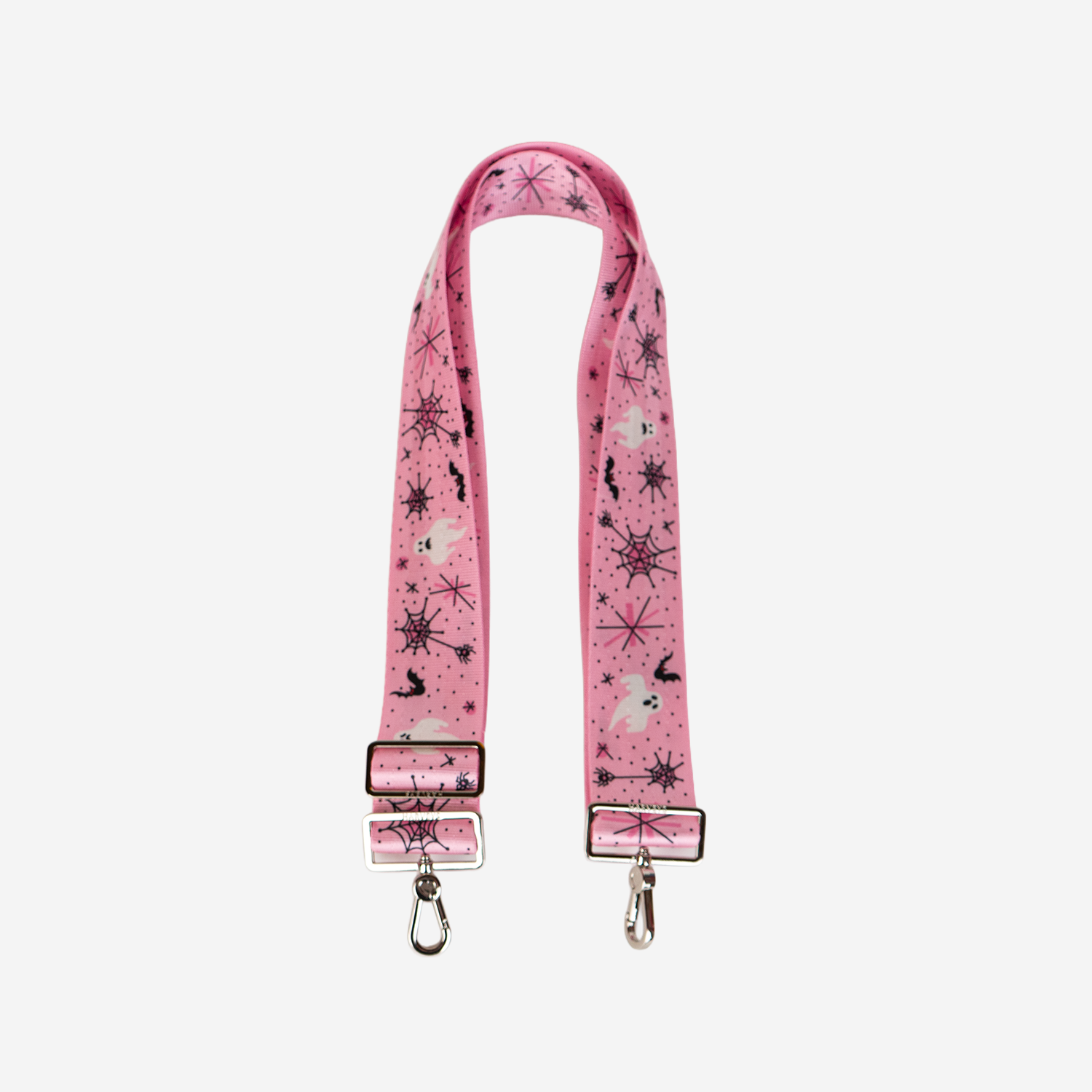 The front of a 5 Panel Click N Carry in Pink-A-Boo