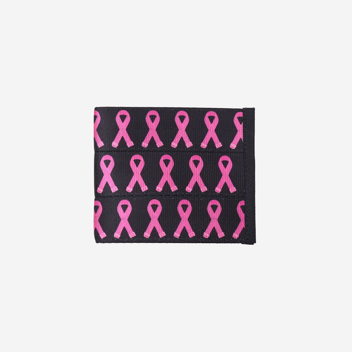 The front view of The Pink Agenda Pink Ribbon Billfold