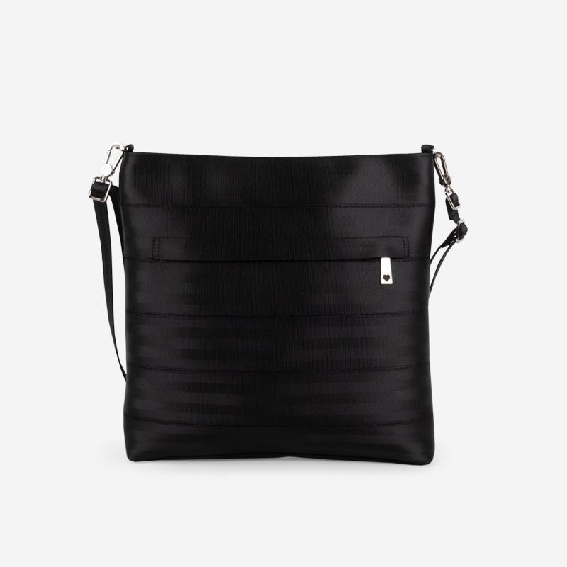 Black Streamline Crossbody Front View