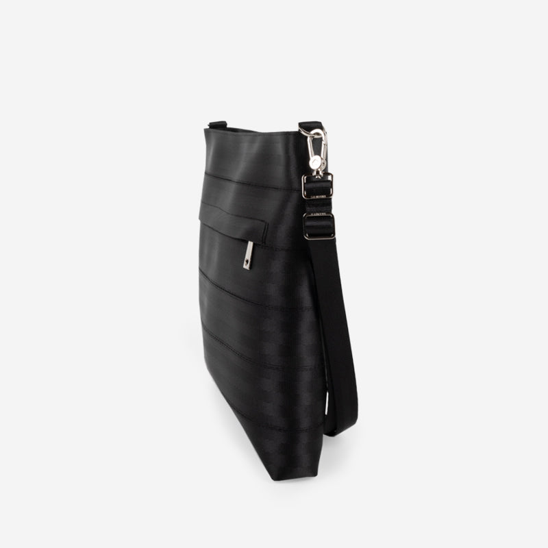 Black Streamline Crossbody Side View