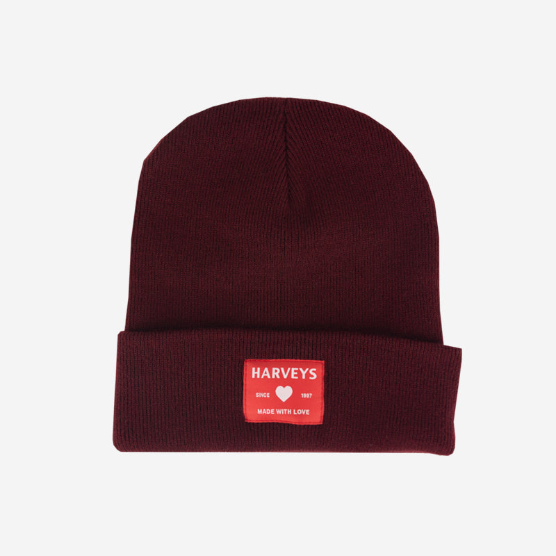 Beanie | Burgundy | HARVEYS