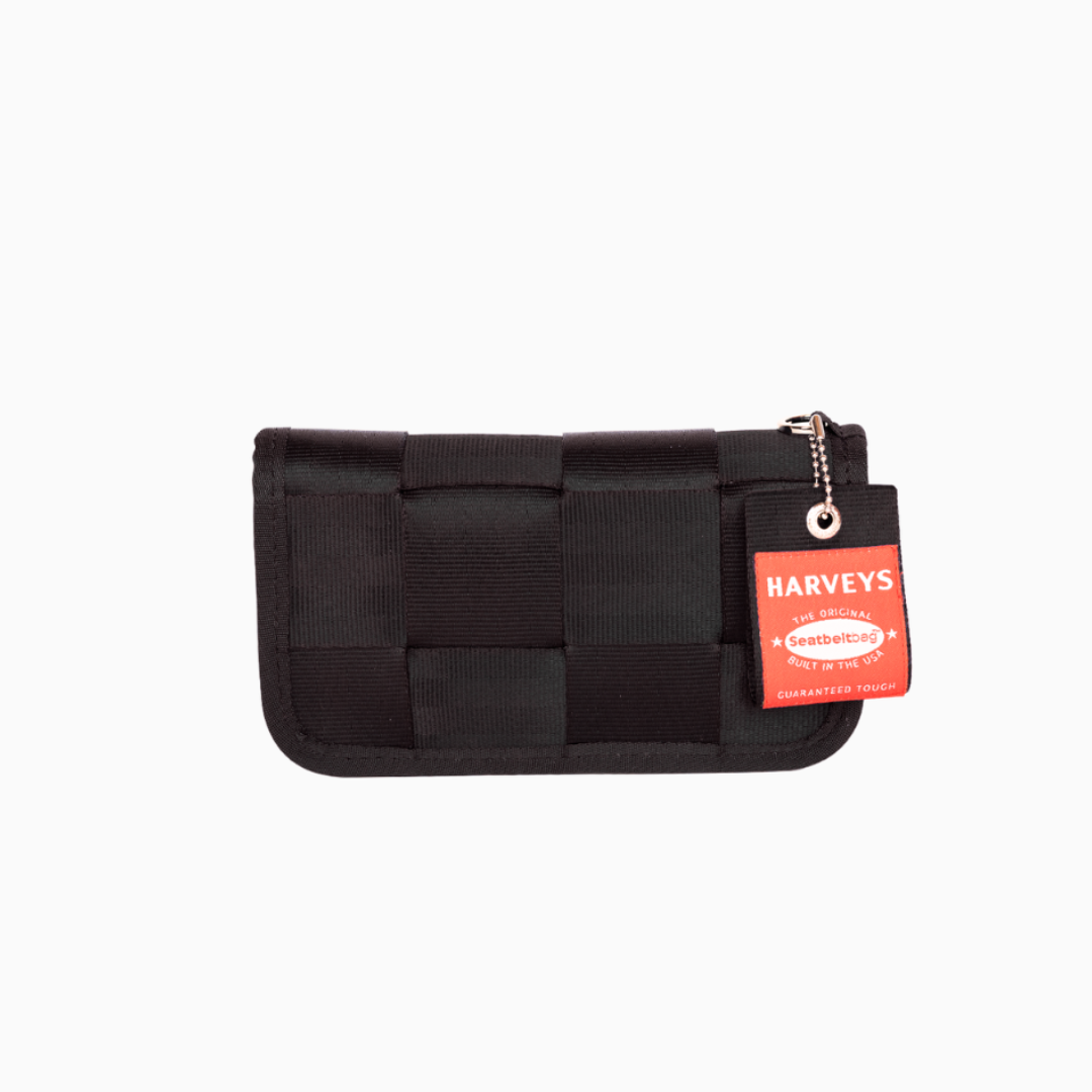 Front view of a Black Classic Wallet