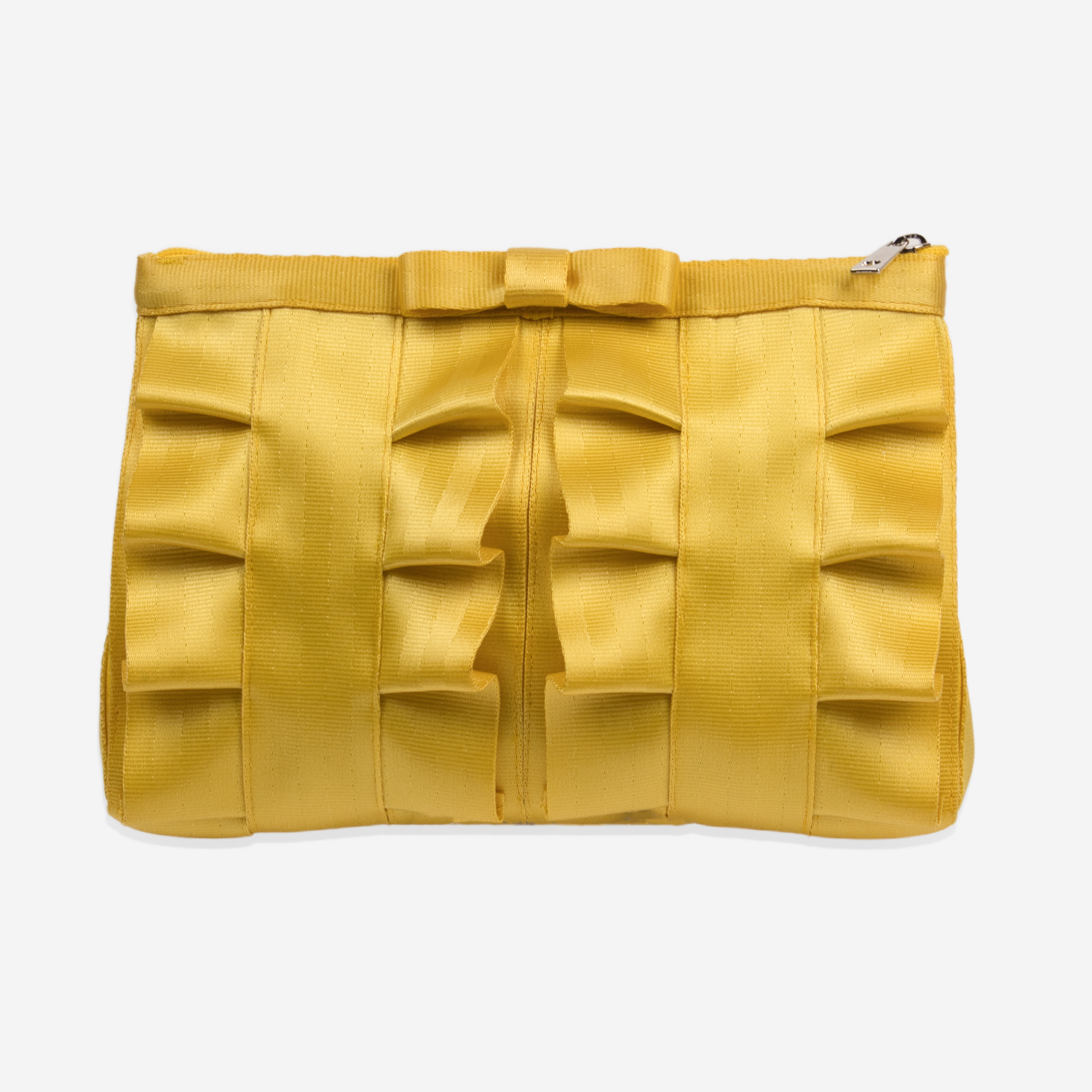 The front of a Buttercup Lola Bow Clutch