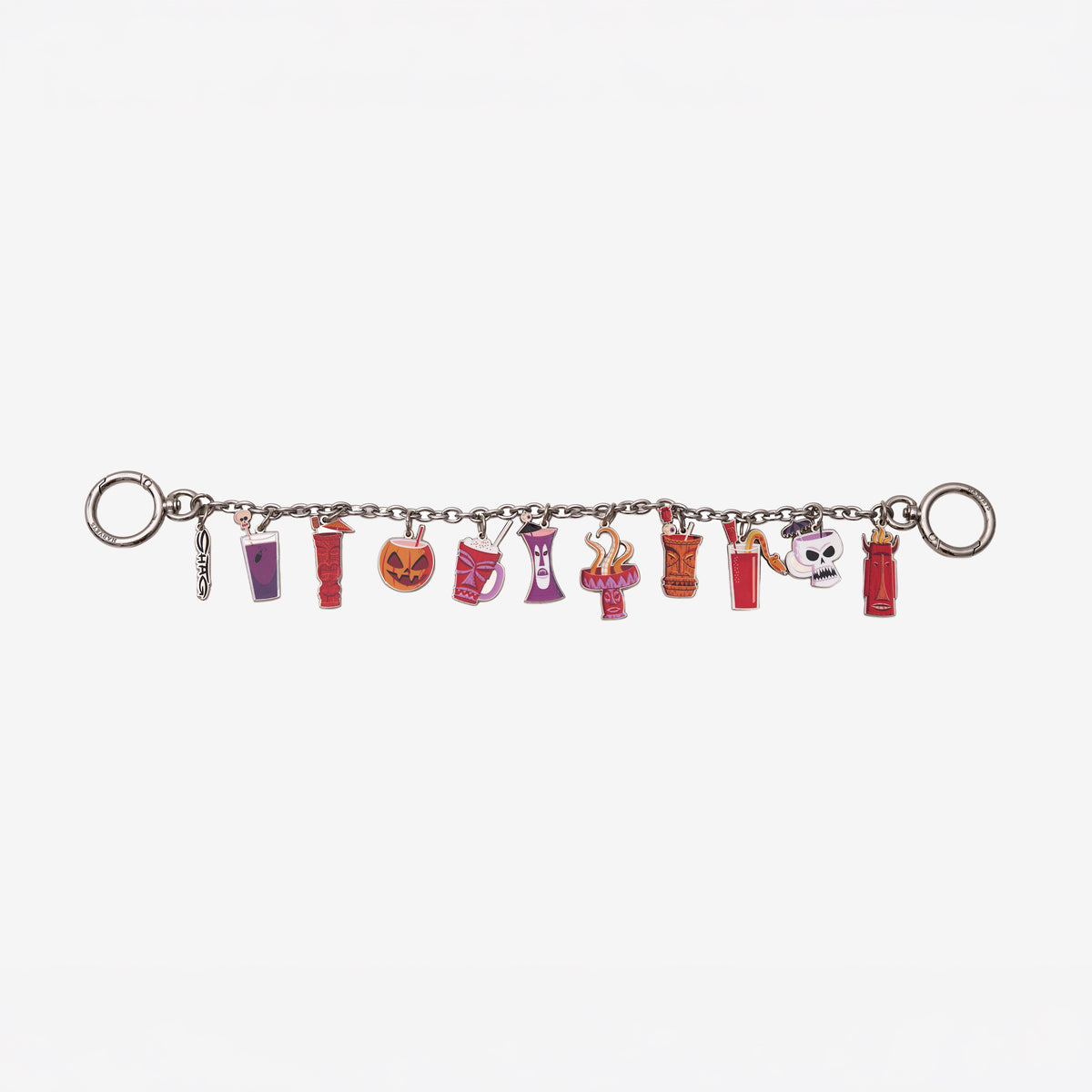 Front view of Shag Spooky Cocktail bag charm