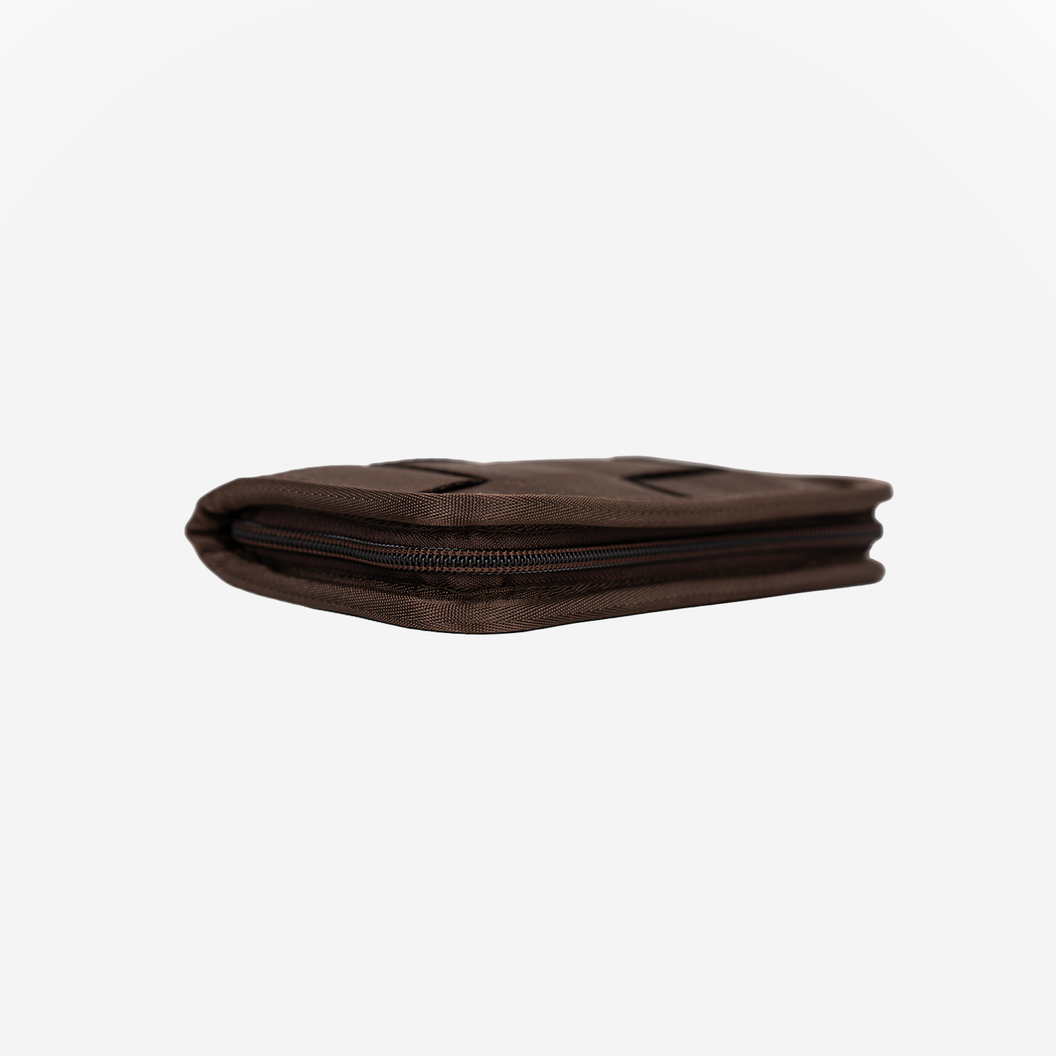 The bottom view of a Classic Wallet in Espresso