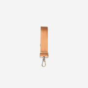 Front view of a Cognac 4 Panel Keychain