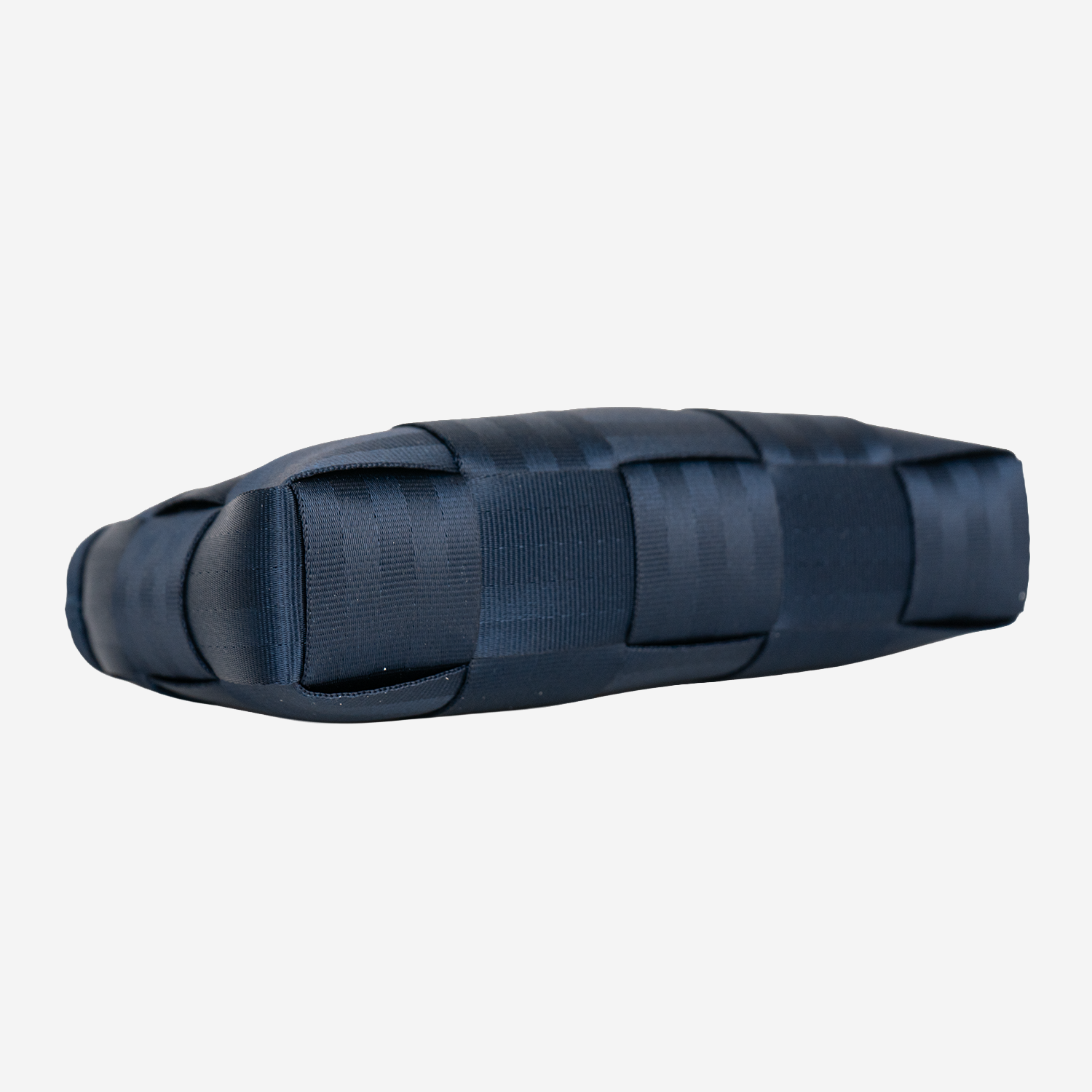 The bottom view of a Convertible Clutch in Indigo