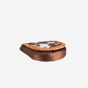 Bottom view of a Sophia Saddle Bag in Cowgirl