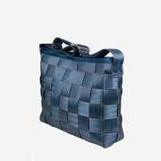 Side view of an Executive Messenger in Denim