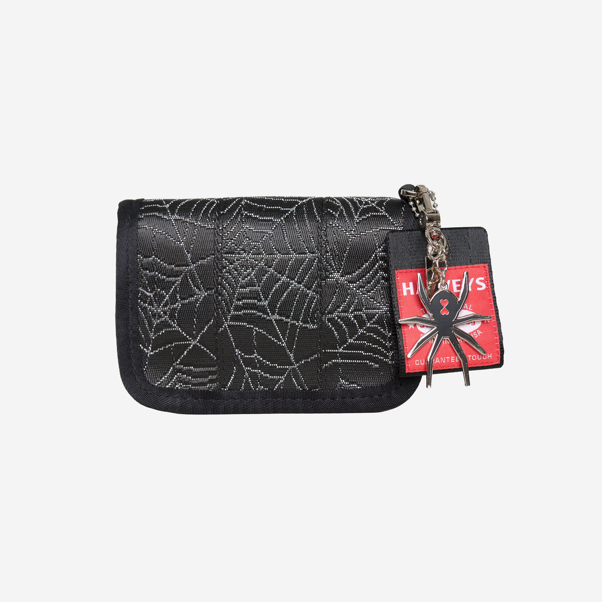 The front of a Black Widow Fun Size Wallet