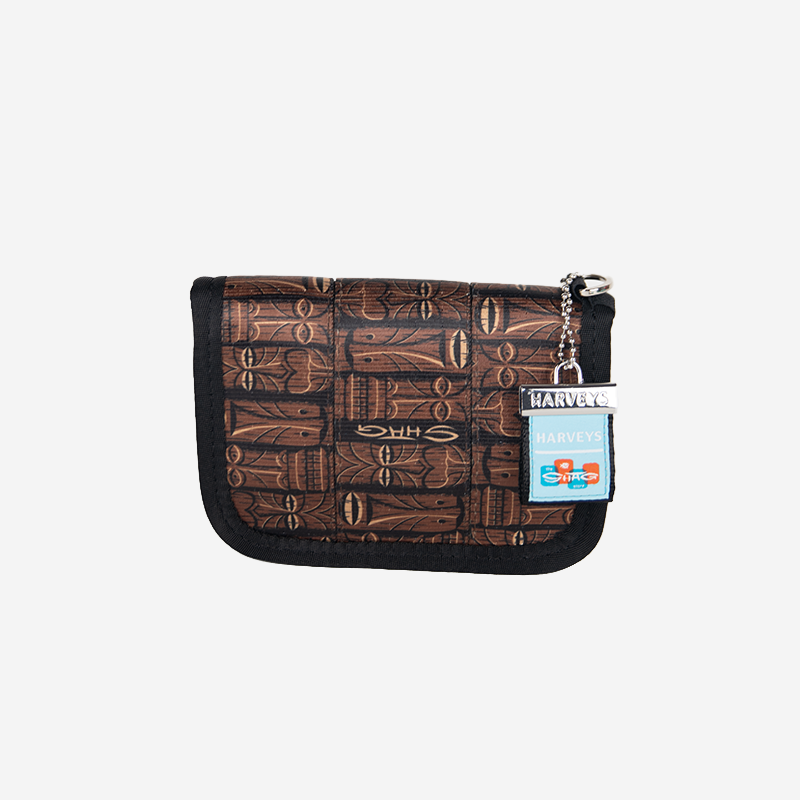 front view Shag tiki fun size wallet