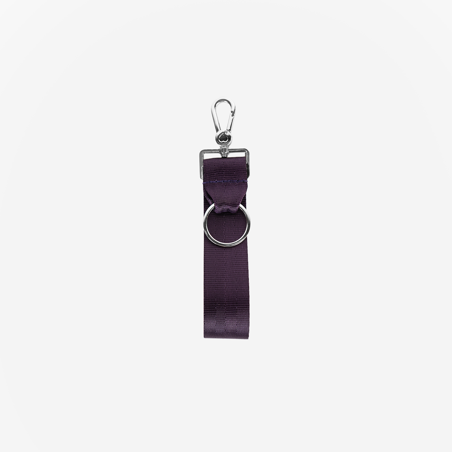 The front view of a 4 Panel Keychain in Blackberry