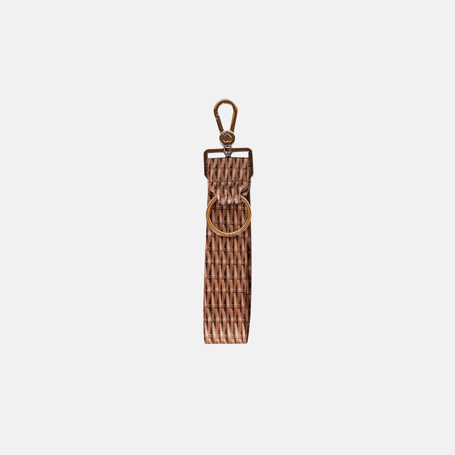 Front view of a Picnic 4 Panel Keychain