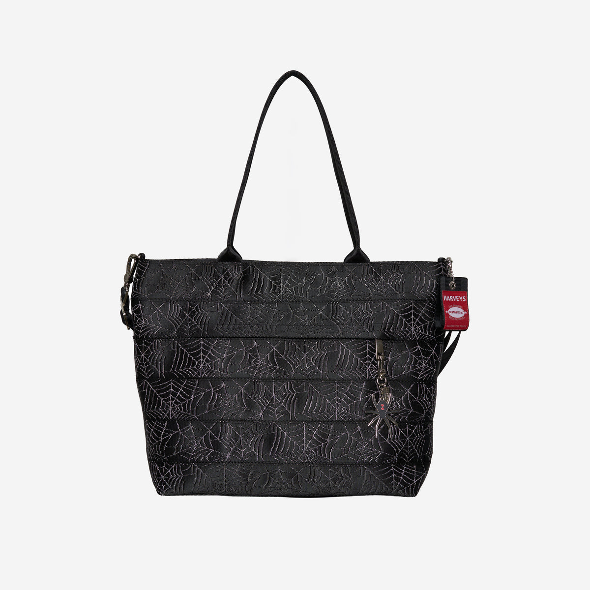 The front of a Black Widow Medium Streamline Tote