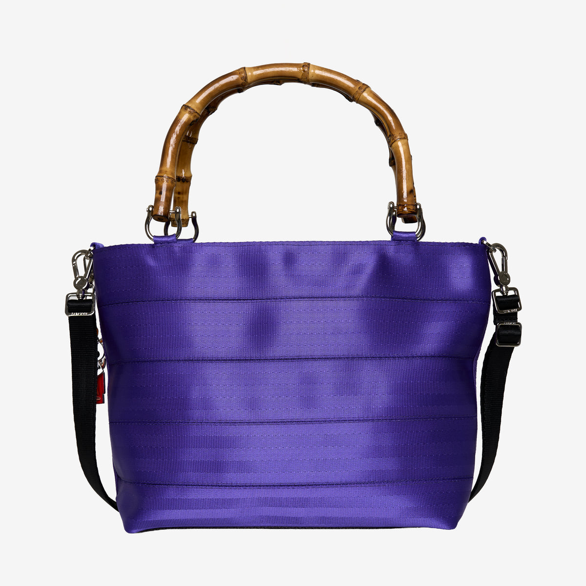 Back view of Mini Streamline Tote Shag Tiki Dance Party