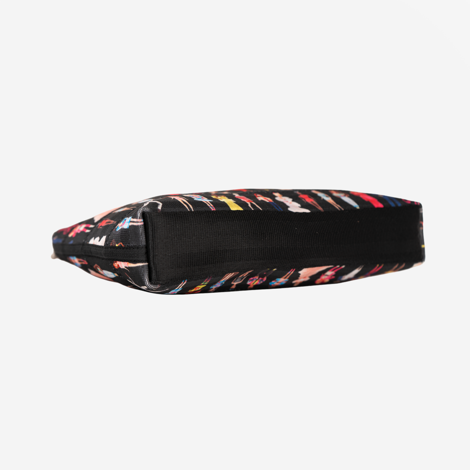 The bottom view of the Barbie Through The Eras Medium Convertible Clutch