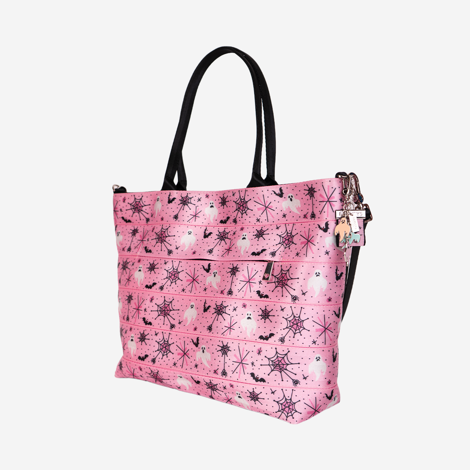 The Side of a Medium Streamline Tote in Pink-A-Boo