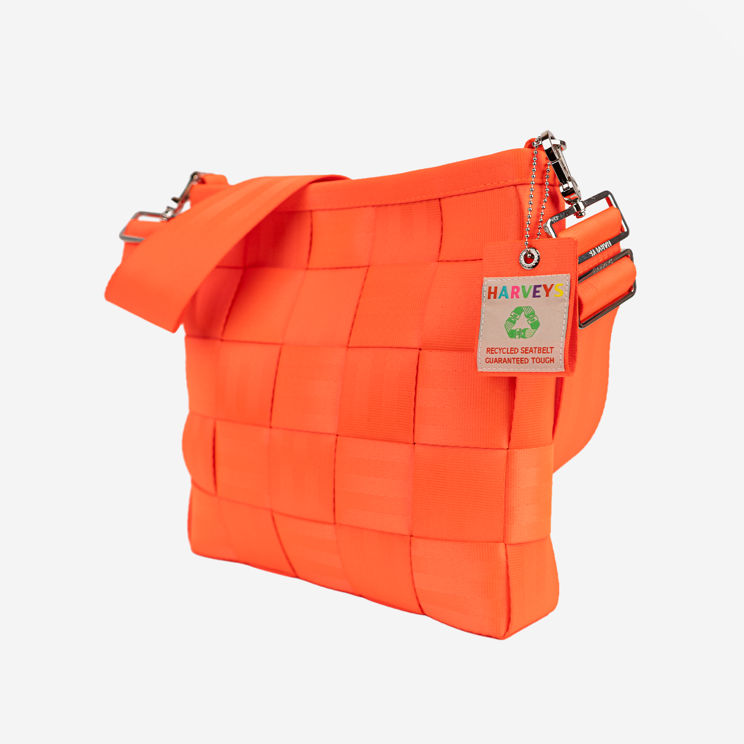 The side view of a Mini Messenger in Poppy
