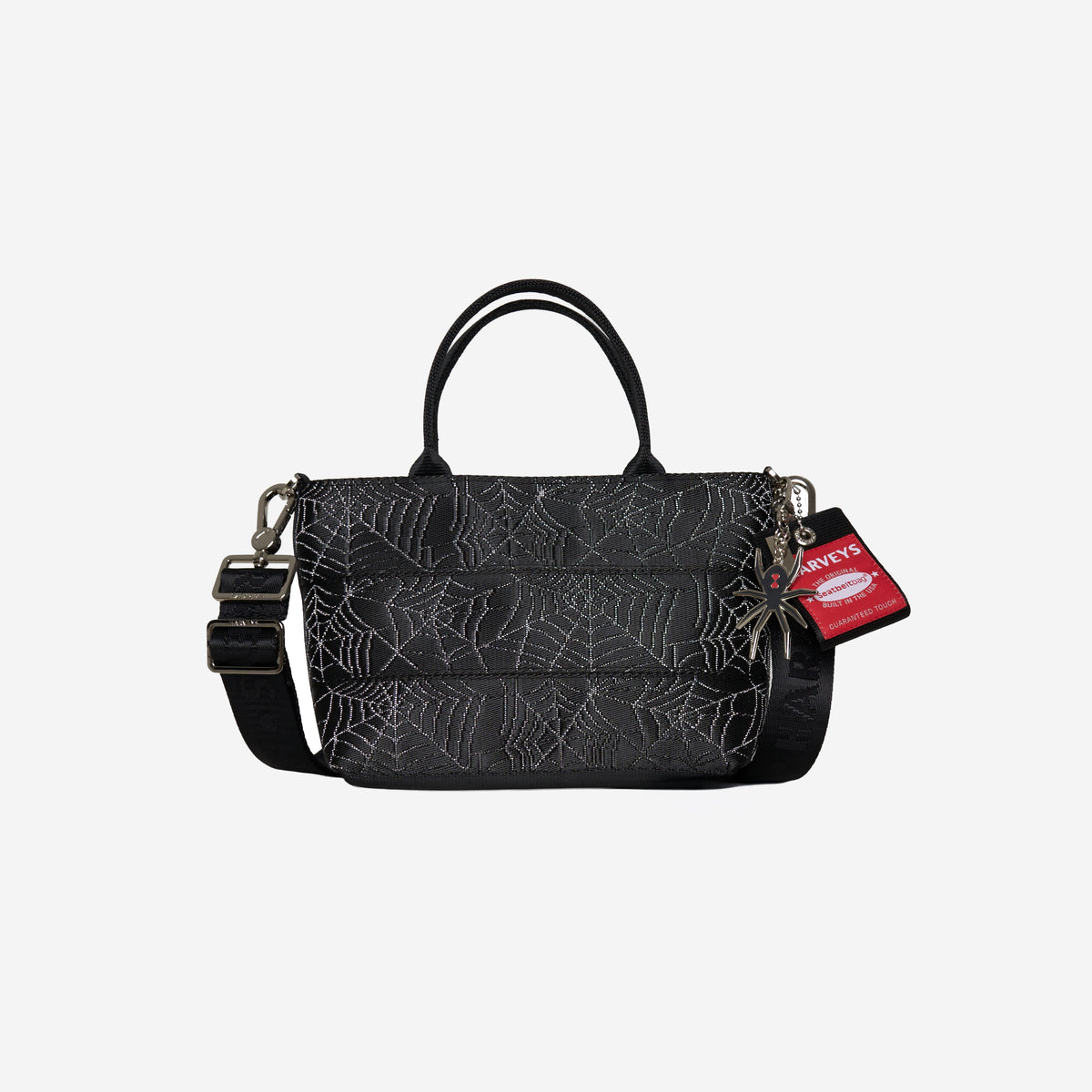 The front of a Black Widow Petite Tote