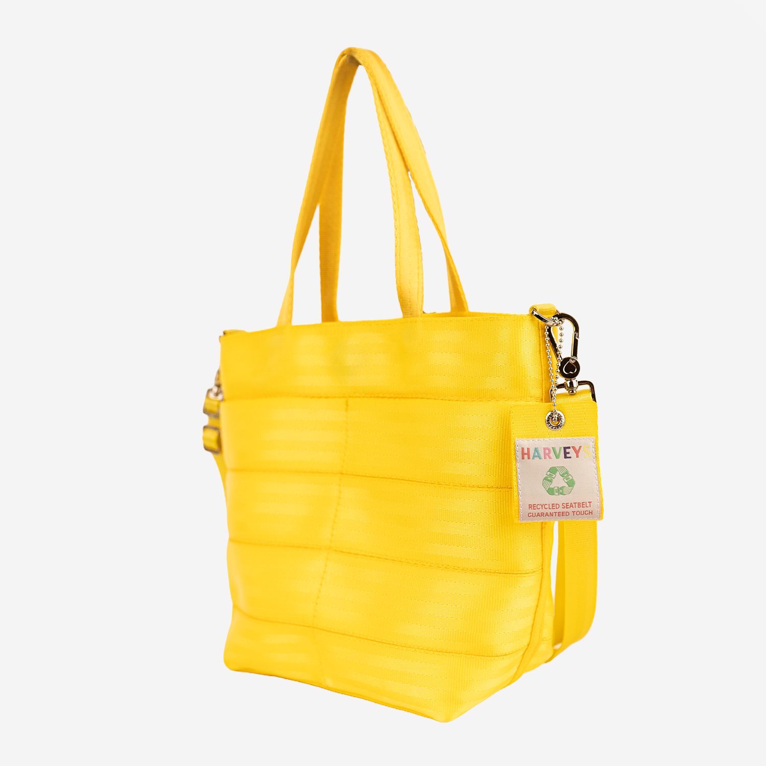 The side view of the Rosie Tote in Lemon