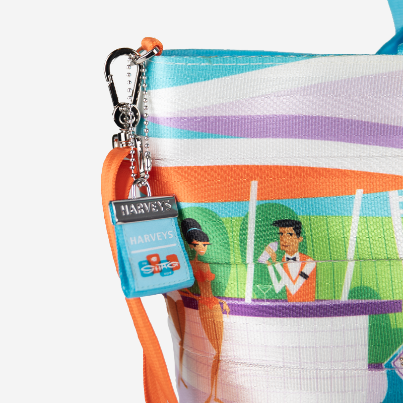 Medium Streamline tote Detail Shag Martini