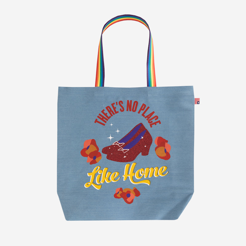 Warner Bros Wizard of Oz Denim Tote Front View