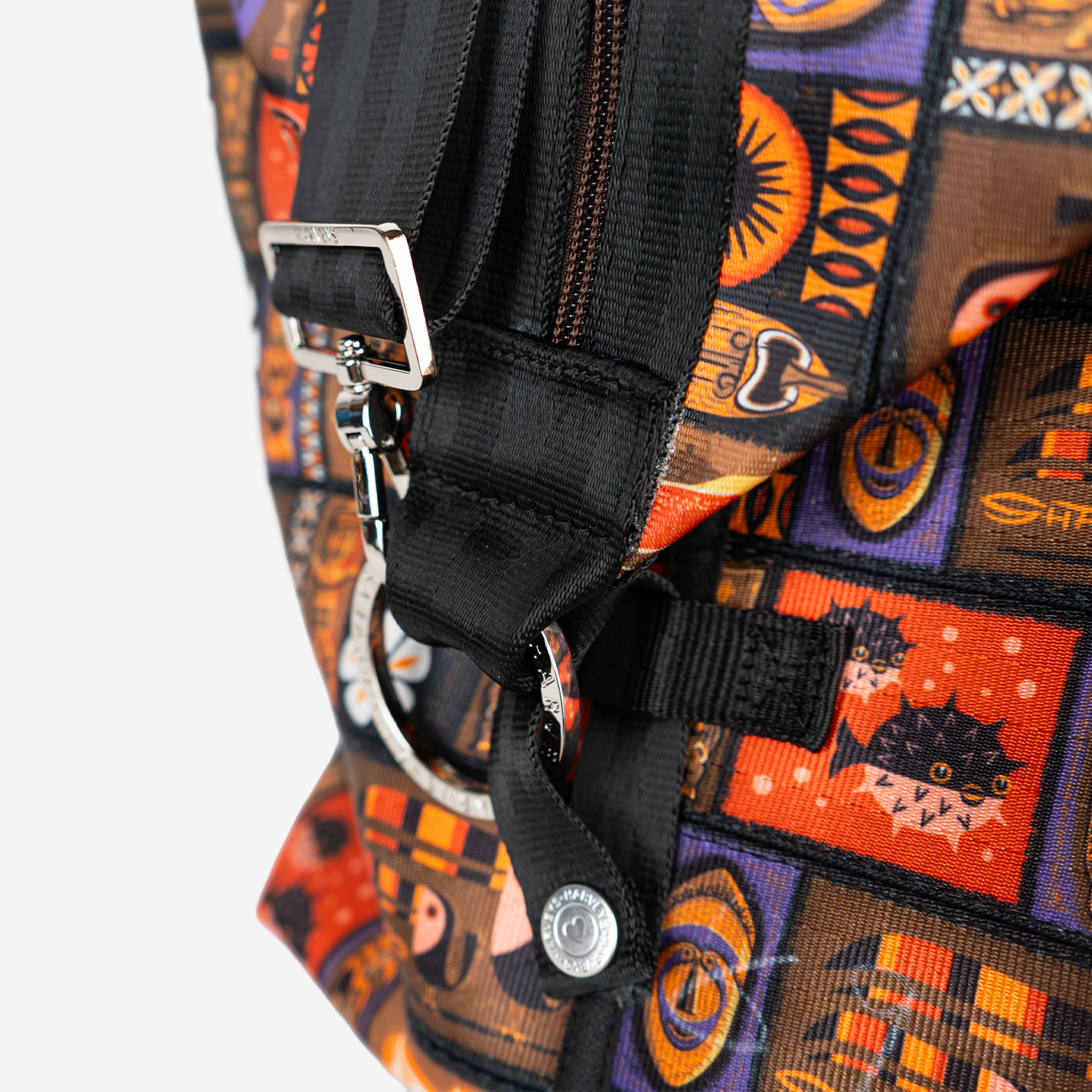 The side detail of a Shag Tiki Tapa Weekender