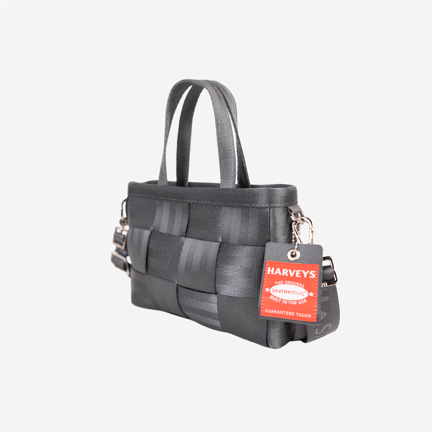 Woven Petite Tote Storm Side View