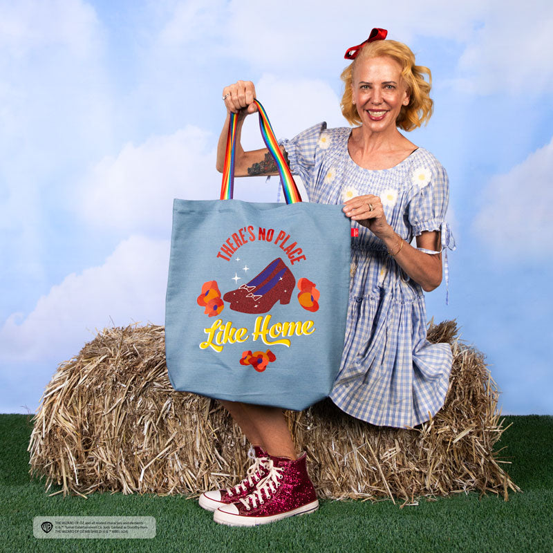 Denim Tote / No Place Like Home