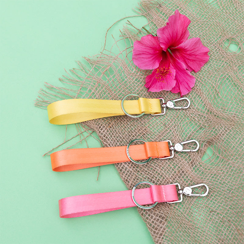 Buttercup, Orange, and Cotton Candy Keychain Lifestyle