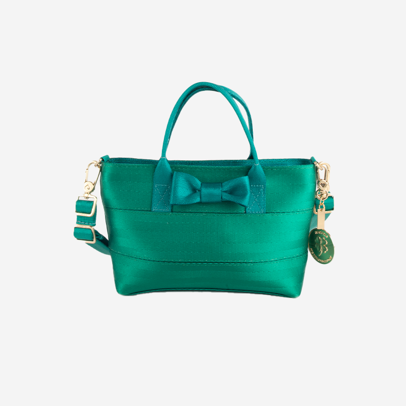 希少　PRETTY GREEN ショルダーバッグ Top Handle 2.0 Mini in Grass Green Alligator – STALVEY Official US