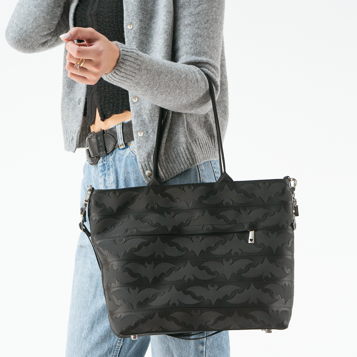 Release The Bats Medium Streamline Tote in a model's hands