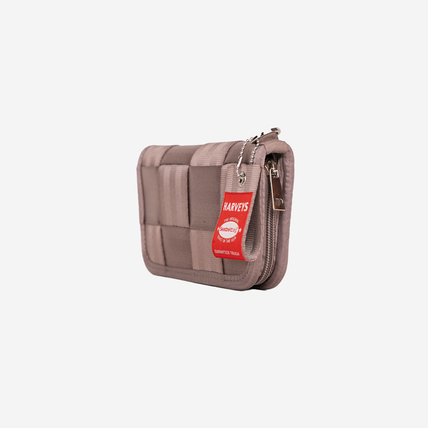 Side view of a Classic Wallet in Taupe