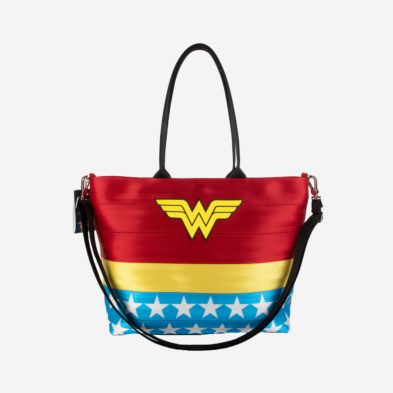 The back of a Wonder Woman Medium Streamline Tote