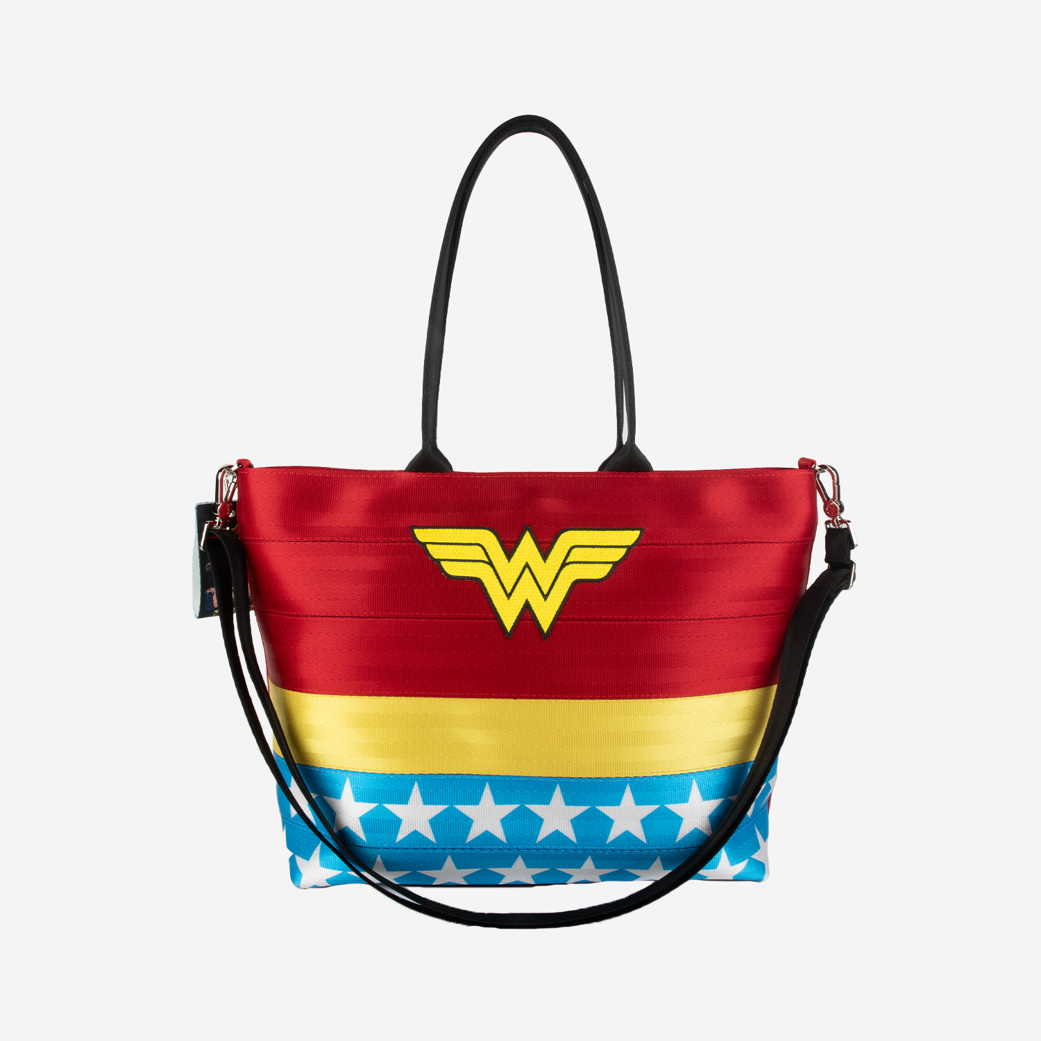 The back of a Wonder Woman Medium Streamline Tote