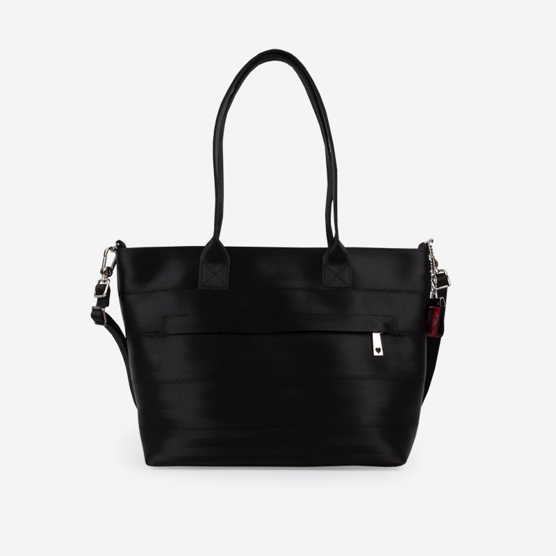 Black Mini Streamline Tote Front View