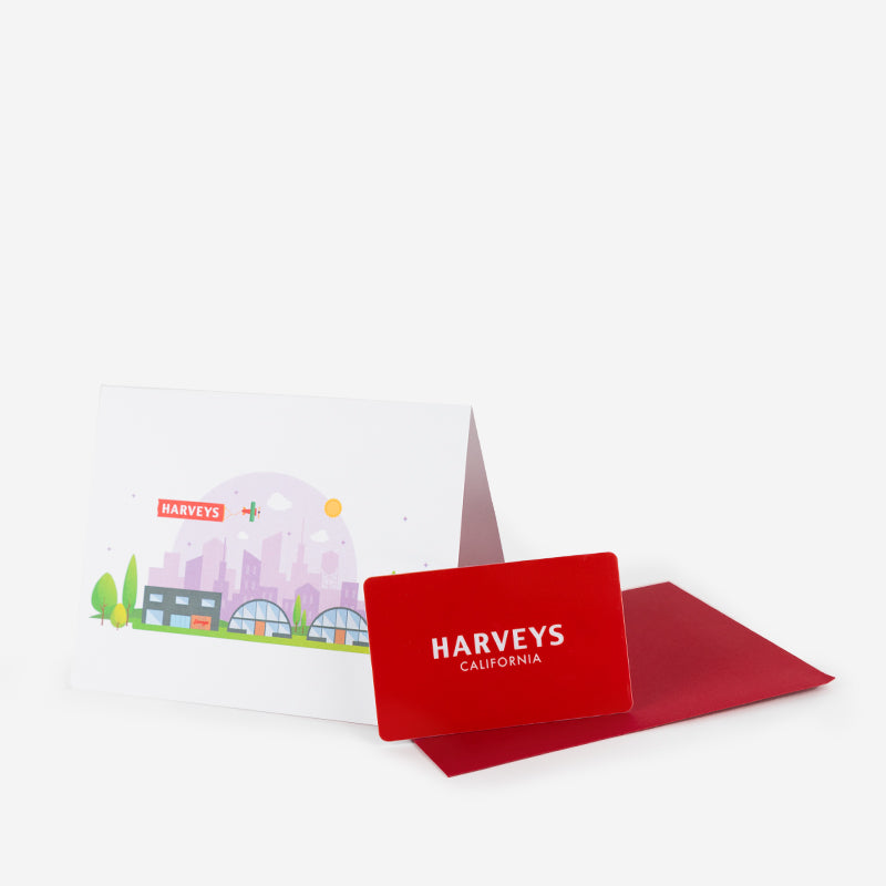 Harveys Logo / Physical Gift Card (Card will be mailed)