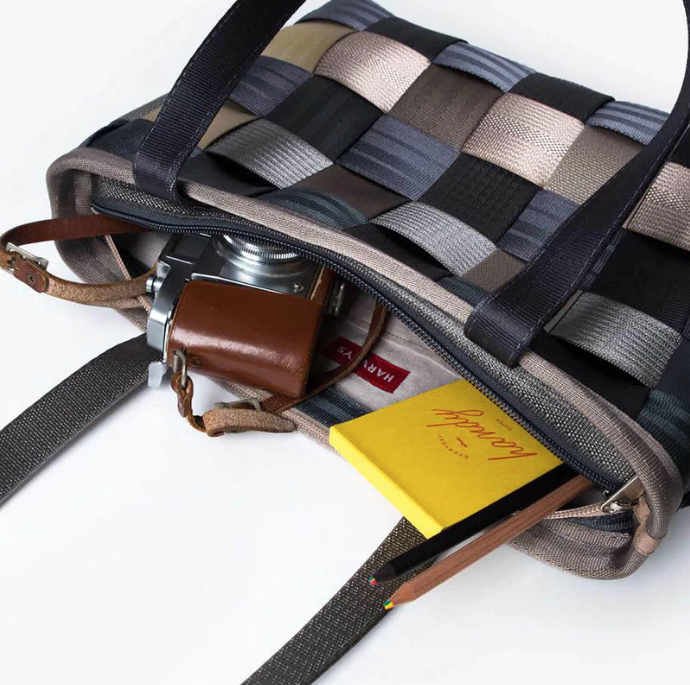 Purses made from online seatbelts