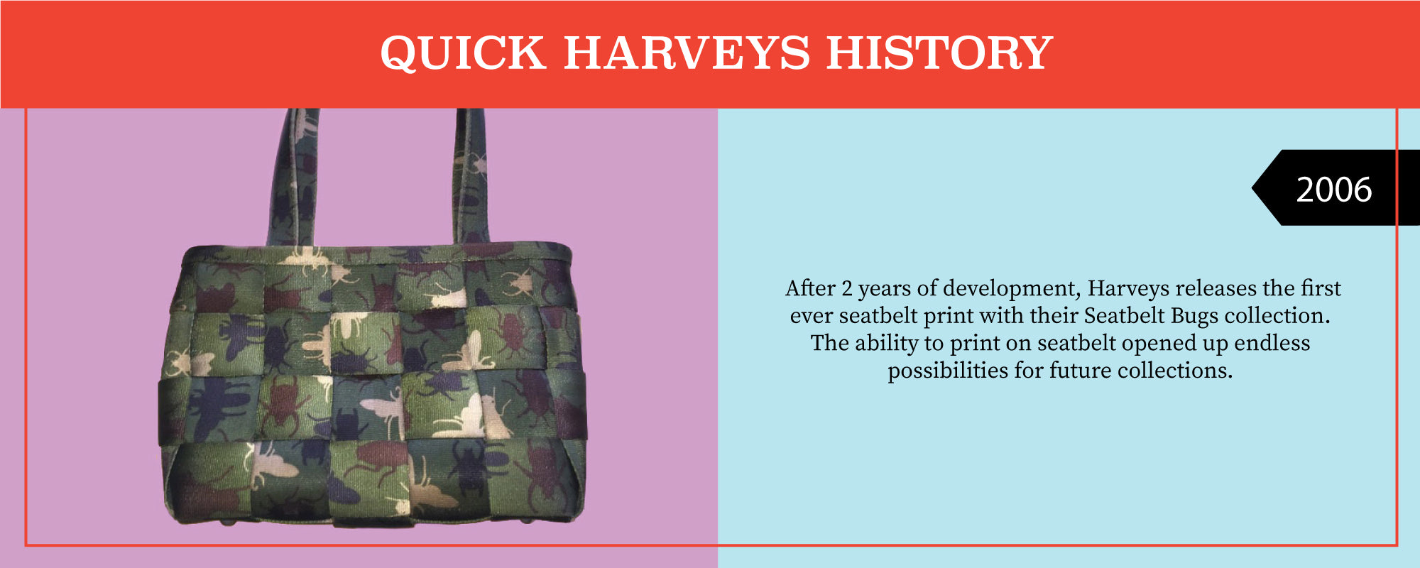 Harvey's The Original Seatbelt Bag Made in the USA BROWN | eBay