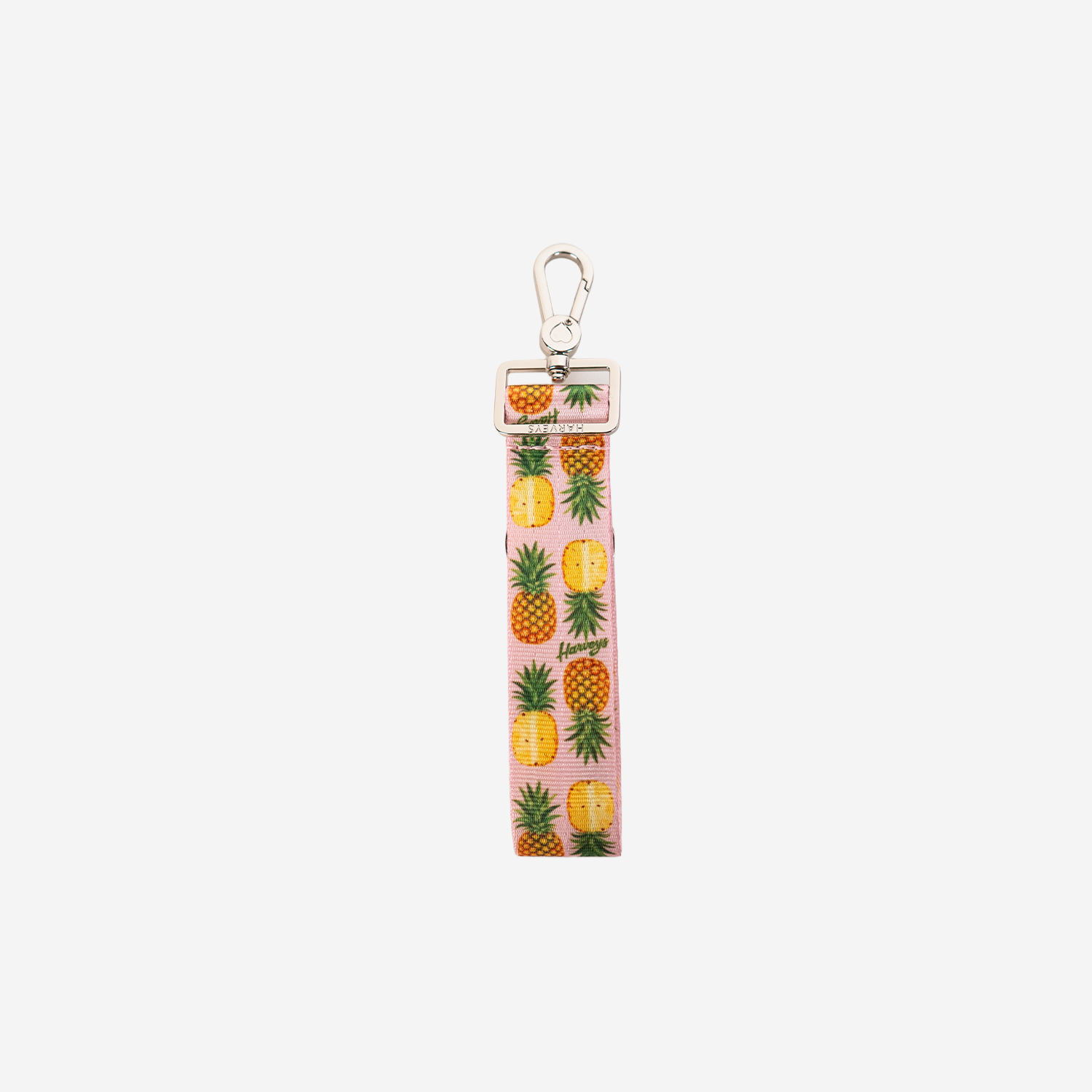 The back view of a Pineapple Paradise 4 Panel Keychain