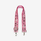 The front of a 5 Panel Click N Carry in Pink-A-Boo