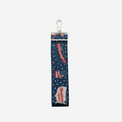 The back view of a American Made 5 Panel Keychain