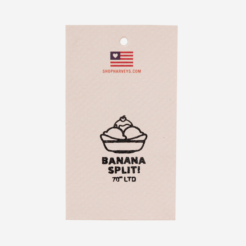 Banana Split Medium Tote Paper Hang Tag 