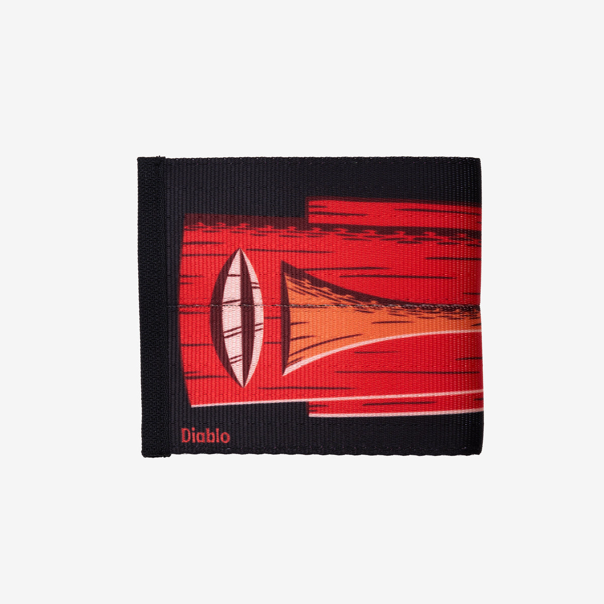 Back view of closed billfold Shag Diablo
