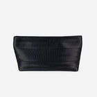 Black makeup cse bag on a white background