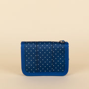 Fun Size Wallet Blue Dottie Front View