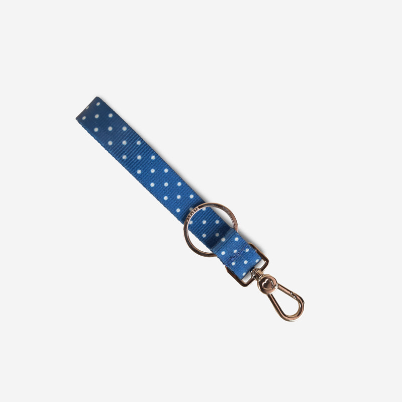 Keychain / Blue Dottie