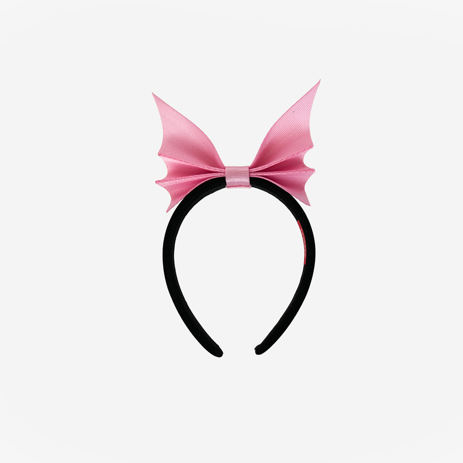 Back view of a Bat Headband in Petal Pink