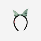 Front view of a Bat Headband in Mint